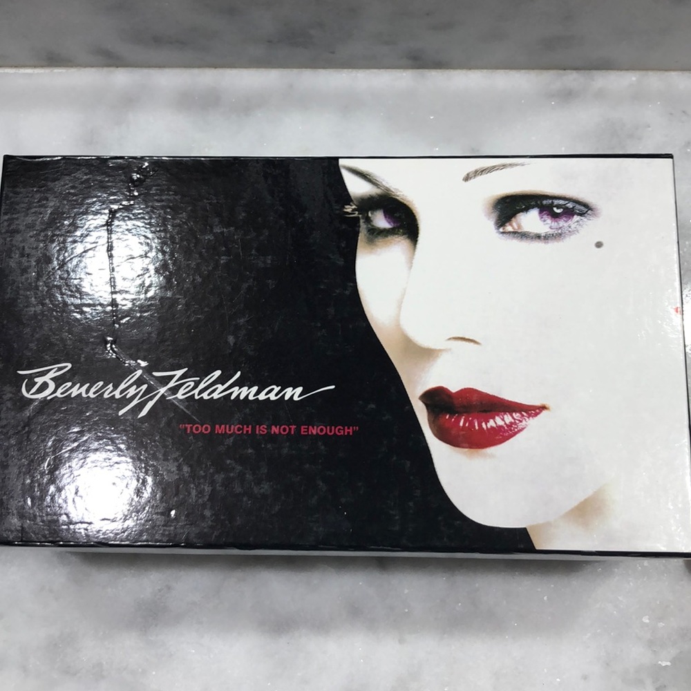 Beverly Feldman Black Lace Flats